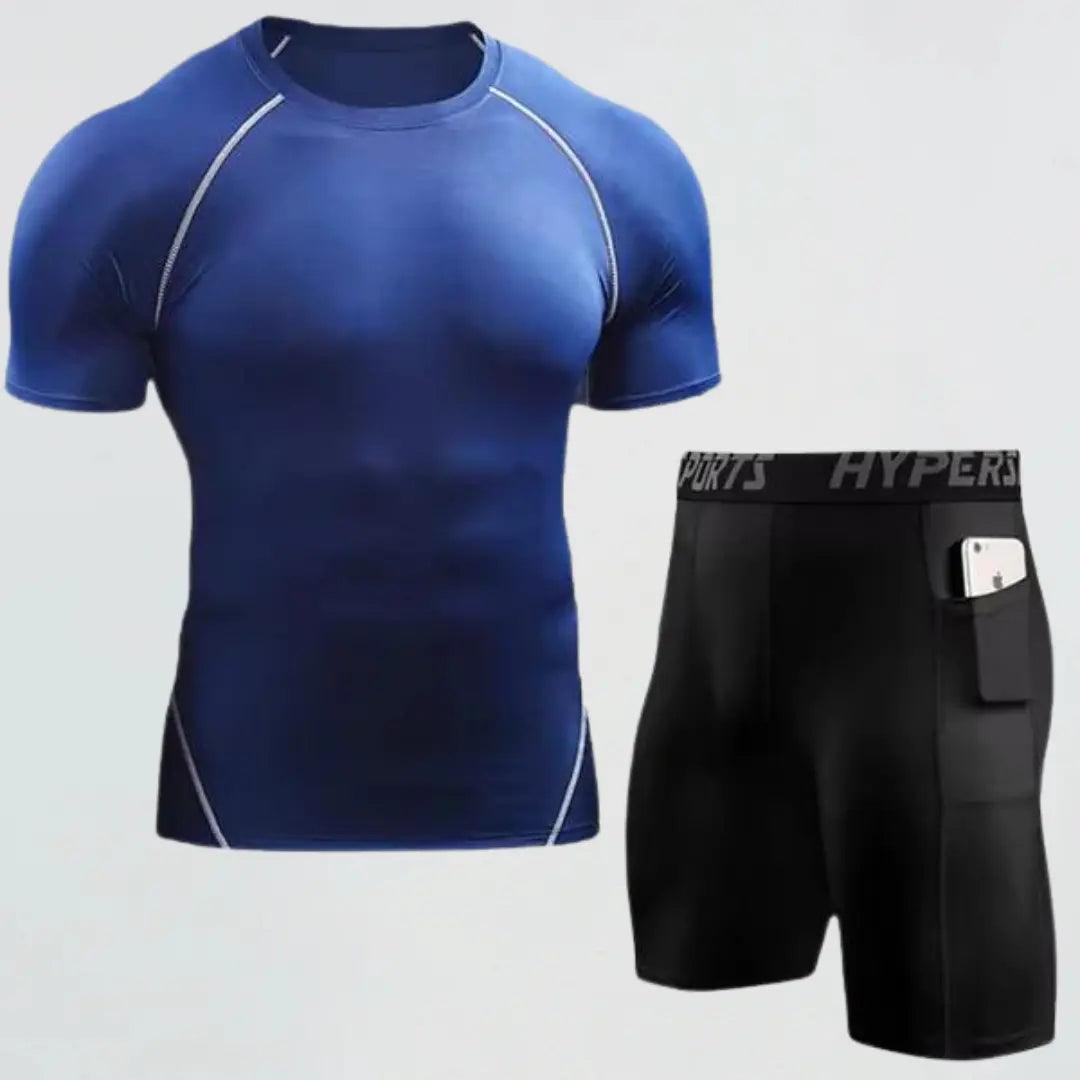 Camiseta de Compressão Masculina + Short de Compressão - Ludis Brasil