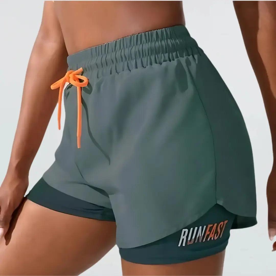 Short para Corrida Feminino 2 em 1 - RunFast - Ludis Brasil