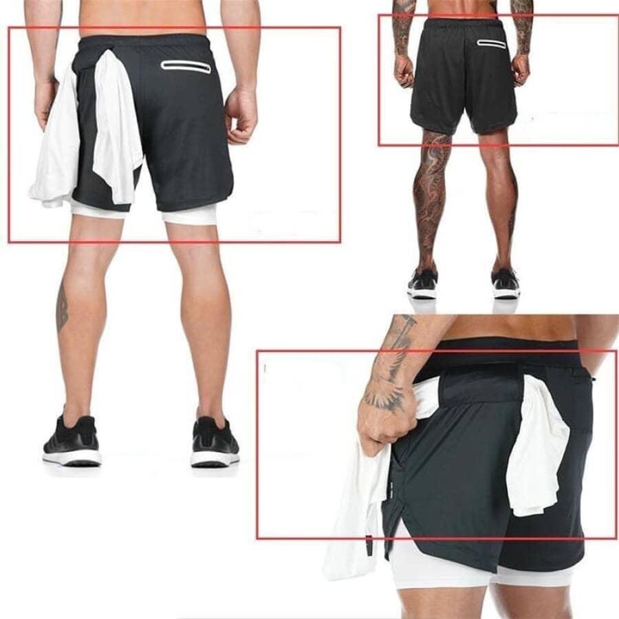 Shorts Para Treino 2 em 1 Esporte Air Effect | Ludis - Ludis Brasil