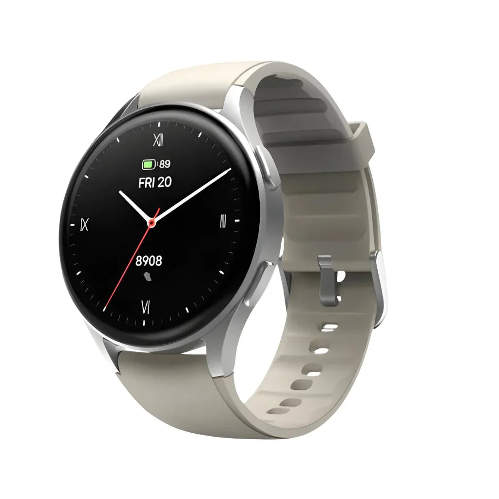 Vista lateral do Smartwatch Ludis Chronos na cor preta